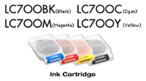 LC700BK Cartuccia Ink-Jet nera      **